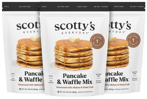 Scotty's Everyday - Keto Pancake and Waffle Mix - 1g Net carbs,