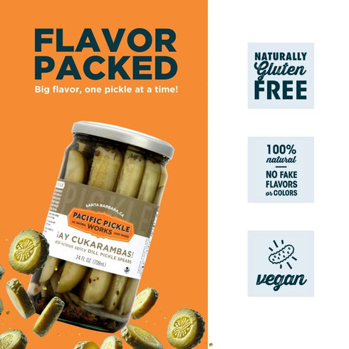 16 oz (2-pack) Carriots of Fire - Spicy Pickled Carrot Sticks with Jalapeo - Gourmet Carrots for Snacking - non-GMO