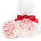 6 Pcs Hot Chocolate Bombs Bulk - White Chocolate with Crush Peppermints