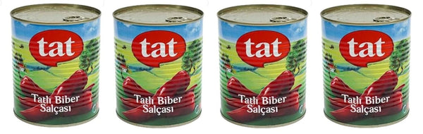 Generic Tat Sweet Red Pepper Paste, Turkish Tatli Biber Salcasi in Can, 30