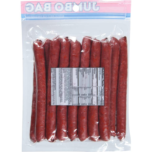 14 Package Old Wisconsin Hot & Spicy Sausage Snack Sticks, Naturally Smoked, Ready to Eat, High Protein, Low Carb