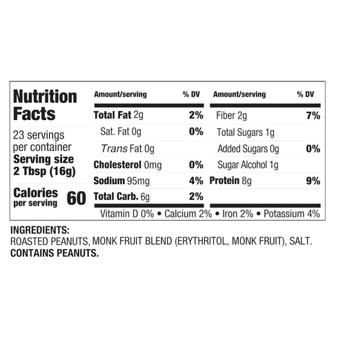 8g 13 (Pack 1) PBfit No Sugar Added Peanut Butter Powder, Powdered Peanut Butter Spread from Real Roasted Peanuts