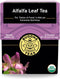 Alfalfa Leaf Tea Buddha Teas - Herbal Tea for Health & Wellbeing - 18 Tea Bags (Pack of 1)