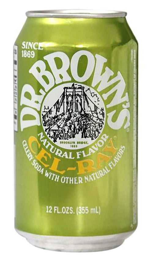 Dr. Brown's Natural Flavor Cel-Ray Celery Soda With Other Natural Flavors, 12