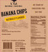 Natural Cravings Pack 100% 16 oz.) Healthy Banana Chips Dried Slices - Family Bags of Dried Banana Chips Sweetened