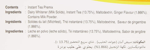 Wagh Bakri Instant Ginger Tea, Unsweetened, 140g, 10 Sachets (4.94 Oz)