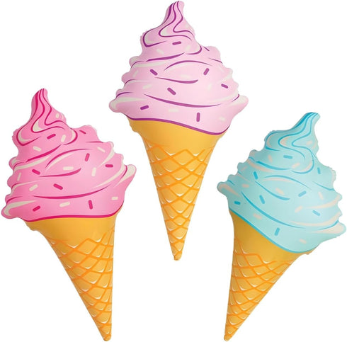 Rhode Island Novelty 36 Inch Inflatable Ice Cream Cone, One per Order, No Color Choice