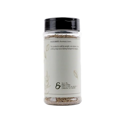 (4 Olive & Vine Rosemary Leaves, Earthy & Aromatic, Seasoning for Roasted Meats, Soups, and Breads, Rich Tradition