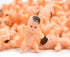 Lamoutor 200 Pieces Mini Plastic Babies Mixed Race for Baby Shower Party Favor Supplies, 1 Inch