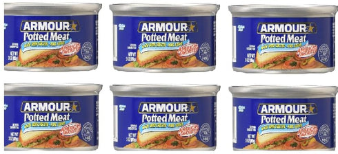 Generic (Pack Of 6 Cans) Gluten Free Potted Meat made with Chicken and