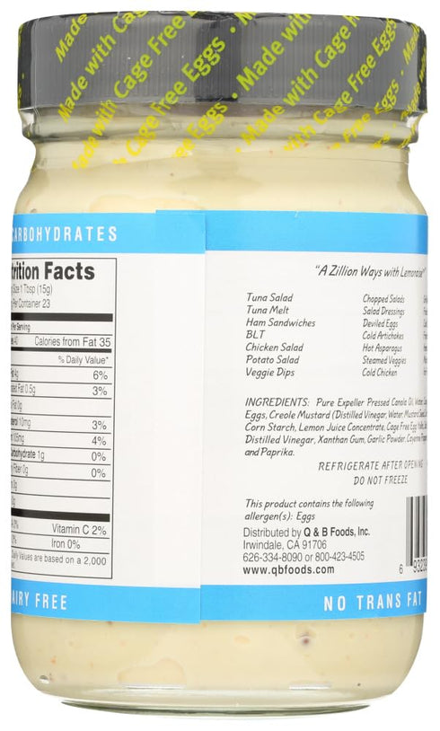 Ojai Cook Lemonaise Lite: 12 oz
