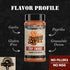 0g 1g 12 oz (340g) Burn Pit BBQ Pop Smoke Memphis Style BBQ Rub - Great with Ribs, Poultry, Beef, and Pork - Sugar