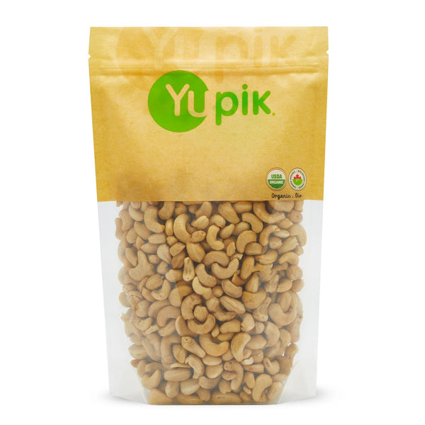 Yupik Organic Raw Cashews, 2.2 lb (35.2 oz), Kosher, Gluten-Free, Non-GMO, Vegan,