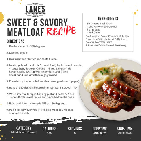 13.5 Oz Lane's Kinda Sweet BBQ Sauce, All-Natural Chicken Marinade Barbecue Sauce, Perfect for Beef, Pork, Marinated