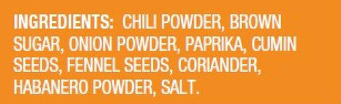 Dave's Rub a Dub Dub 5 OZ 6 Pack Happy Habanero Seasoning Low Sodium Dry Rub BBQ Spice Blend for Meats Seafood Veggies