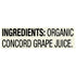 32 R.W. Knudsen Organic Just Concord Grape Juice, fz