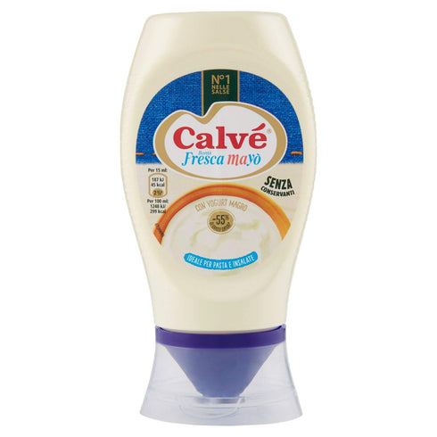 Calv : "Fresca Mayo" Top Down Italian Mayonnaise with Yogurt 7.93 Fluid Ounce