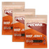 PREVAIL Umami Grass-Fed Beef Jerky | SOY FREE | 100% Grass-Fed | Gluten Free Snacks | Pack of 3 Bags, 2.25oz