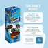 (4.1%) 35g Pack Pack 10 Zyluc Mini Black Crackers Chocolate Snack with Real Cocoa Powder Portable Crisp Texture, Halal
