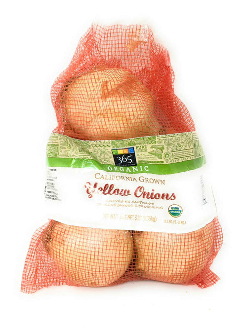 Fresh Produce 48 Onion Yellow Bag Organic, Ounce
