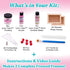 DecoArt Love Color Craft Kit Fake Cake Frosted Picture Frames DIY Craft Kit for Faux Frosting Crafts & Creative Home