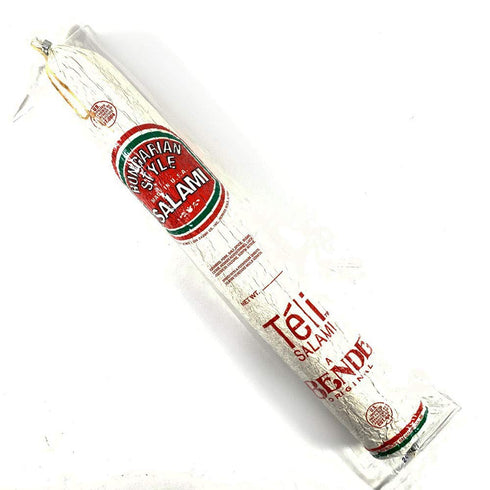 1.8 Lb Bende Salami Teli - Authentic Hungarian Deli Meat, Perfect Sausage For Charcuterie Boards, Breakfast