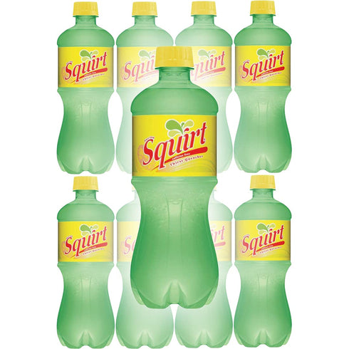Squirt Citrus Soda , Caffeine-Free, Authentic Thirst Quencher, 20oz Bottle (Pack of 8, Total of