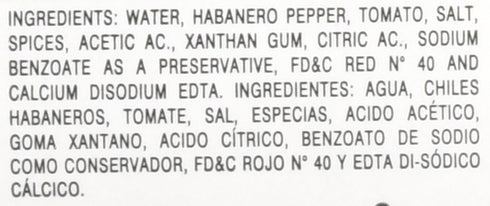 4 Oz (Pack 4) El Yucateco Red Habanero Hot Sauce, Fl