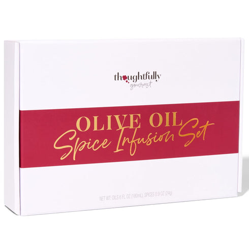 Set, 4 3 Set 7 Thoughtfully Gourmet, Olive Oil Spice Infusion Gift Premium Cold Pressed Extra-Virgin Olive Oil from