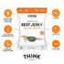 Pack, 1.0 oz 8 Pack, 2 Think Jerky Beef and Turkey Jerky Variety Classic, Sweet Chipotle, Sriracha Honey, Sesame