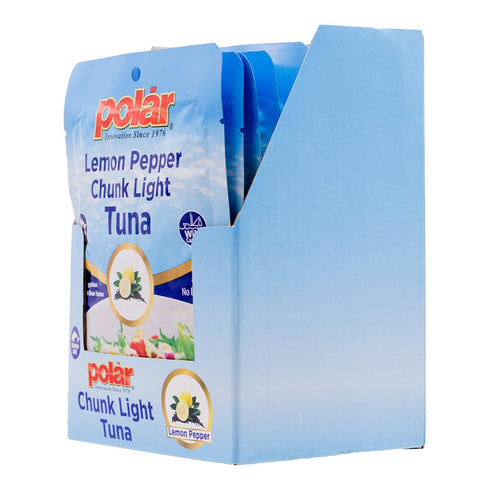 2.6oz (Pack 24) MW Polar Chunk Light Tuna Pouch, Lemon Pepper