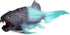 Flormoon Animal Figures, 1pcs Rubber Dunkleosteus Action Model, Stress Relief Educational Toy for Kids