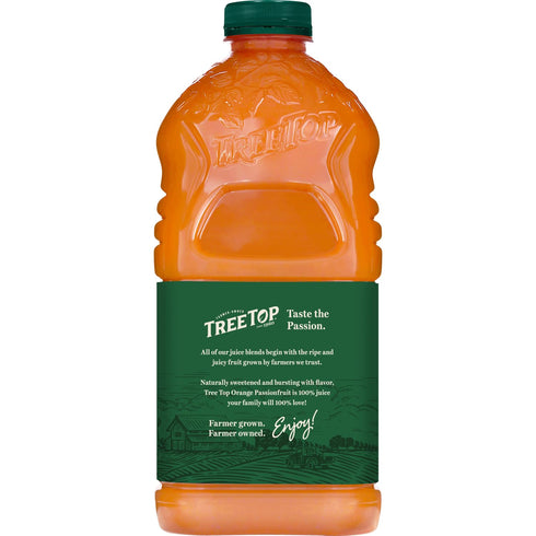 64 Oz (Pack 1) Tree Top Orange Passionfruit Juice, Fl
