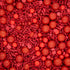 Red Sprinkles for Cake Decorating, Fancy Valentines Day Sprinkles for Cookie Decorating