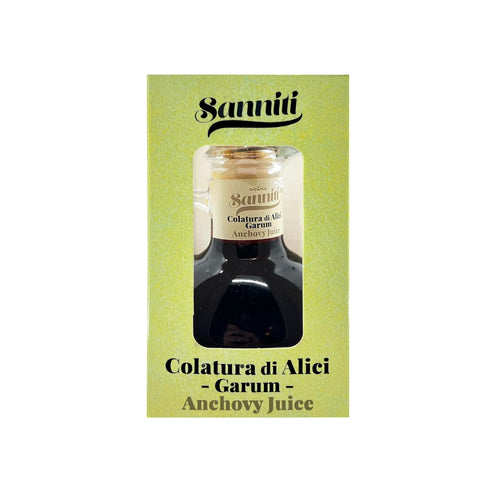 (100 ml (3.4 oz)) Sanniti Colatura di Alici | Anchovy Juice Extract | Italian Fish Sauce | Ancient Garum | Product