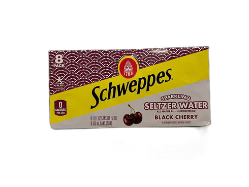 Schweppes , Sparkling Black Cherry, 12 Ounce
