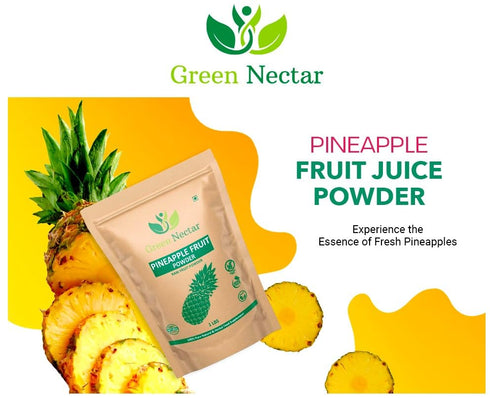 GREEN NECTAR 16 (16 Oz 1 Pack) Pineapple Fruit Juice Powder, Vegan, Gluten Free, Ounce, Concentrate for Drink Mix