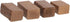 4pcs SOLUSTRE Red Wine Oak Chips Toast for Home Brewing Flavor and Random Shapes for Wine Making