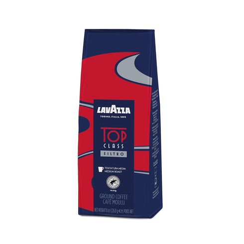 8 (Pack 6) Lavazza Top Class Filtro Ground Coffee Medium Roast, Ounce