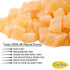 4 lbs. 14 Gerbs Lightly Sweetened Dried Pineapple Cubes | Unsulfured, No Artificial Additives, Resealable Bag |