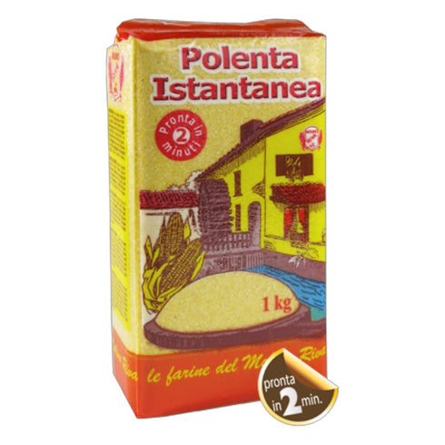 Molino Riva 2.2 lb 2 Pack 3 Yellow Instant Polenta | Ready in Minutes|