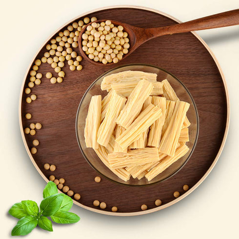 GDFFKS 17.6 oz Dried Bean Curd Stick, Handmade Soy Tofu Dried Sticks, No Glue, Can Be Cooked in All Ways, for Stir fry