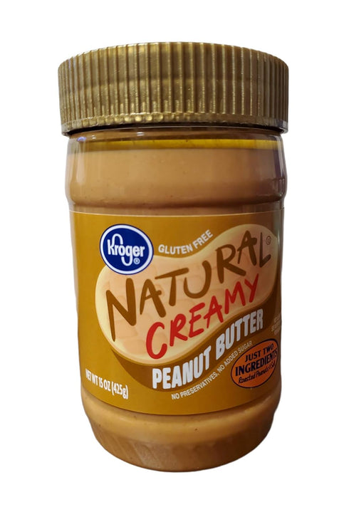 Kroger 15 oz (2 pack) Natural Creamy Peanut Butter
