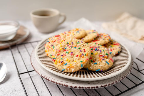 2.2 Jimmies A Great Surprise Spring Rainbow Sprinkles - Pounds - Bulk Rainbow for Cookies - Birthday Cake for Ice