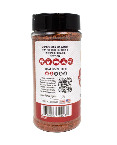 Fat Boy Natural BBQ Premium All Purpose Rub, 11 Ounce