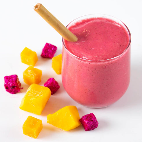Frozen Immunity Pre-Packaged Frozen 100% (32 oz Pitaya Foods - Organic Bite-Sized Pieces, Dragon Fruit, Passion Fruit