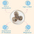 Sunny Fruit 100% RAW Fruit & Nut Snacks, Fig & Walnut, 1-Pack (9 Balls Per Bag), No Sugar Added, Organic, Vegan