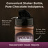 5.5oz Upouria Chocolate Flavored Shakable Topping, Finishing Sugar for Coffee, Lattes, Hot Chocolate, Desserts, Gourmet
