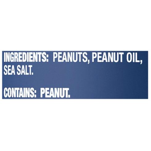 16 Oz PLANTERS Dry Roasted Peanuts, Plant-Based Protein, Lightly Salted, Peanut Snack, Jar