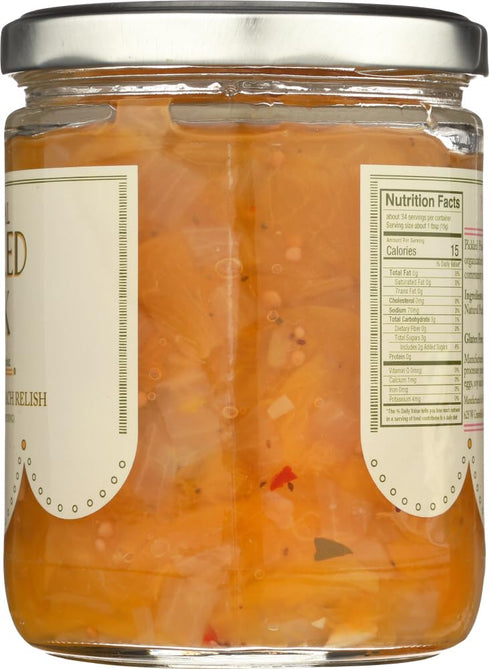 Pickled Pink Foods 16 Oz , Relish Peach Vidala Onion, Fl